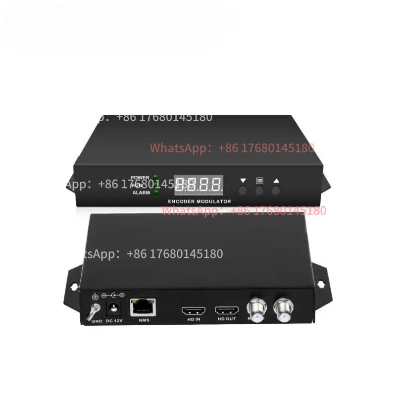 MPEG-2 1 high definition MI to ATSC DVBC/J.83B Modulated 1080P Mini Encoder Modulator