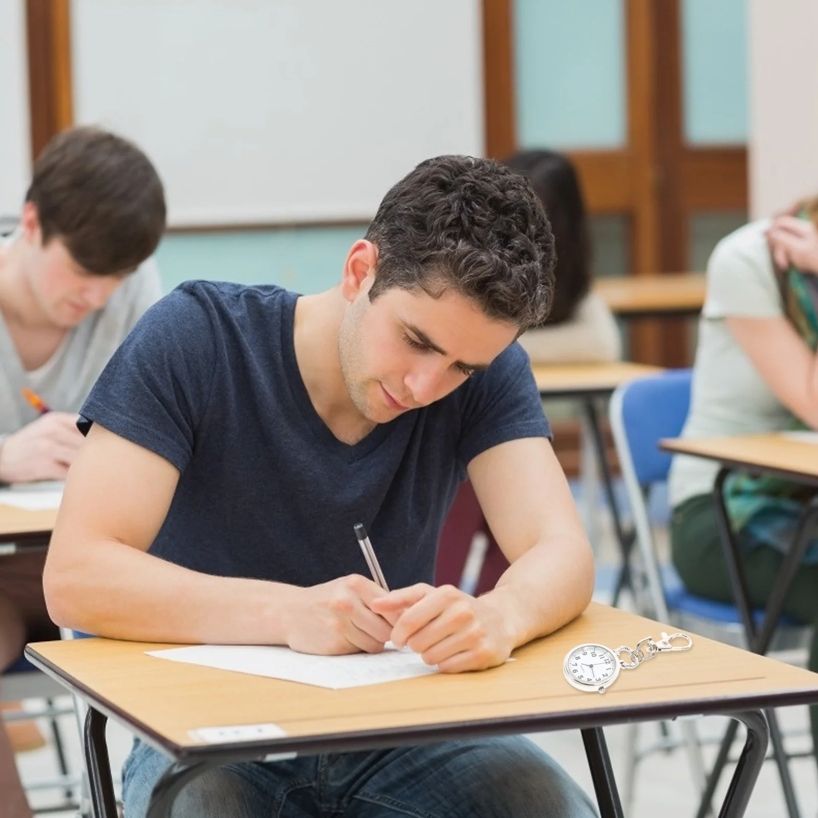 1 قطعة الطلب الكبير الكوارتز جيب ممرضة مفتاح مشبك طالب طبيب سبائك الزنك ساعة ل Iv نبض المحمولة الرجل العجوز #1