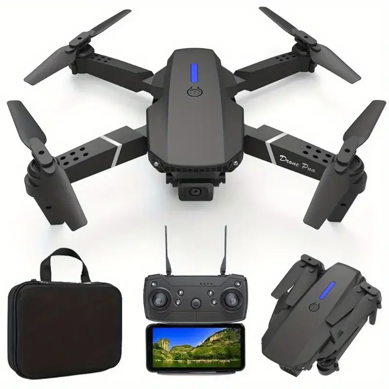 2025 E88Pro RC الطائرة بدون طيار 4K المهنية مع 3 بطارية 1080P زاوية واسعة HD كاميرا طوي هليكوبتر WIFI FPV الارتفاع عقد لعبة هدية #3