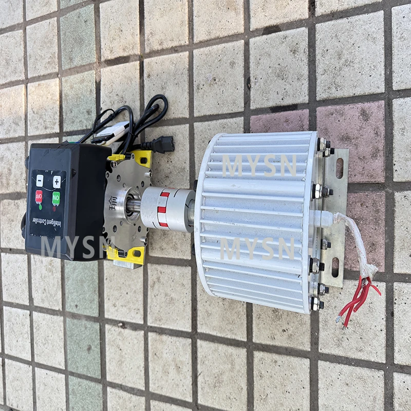 48 فولت 96 فولت 110 فولت 220 فولت 380 فولت مولد 3 المرحلة نظام توليد الطاقة بدون تروس 10KW 30KW مولد المغناطيس الدائم مع محرك تيار مباشر #3