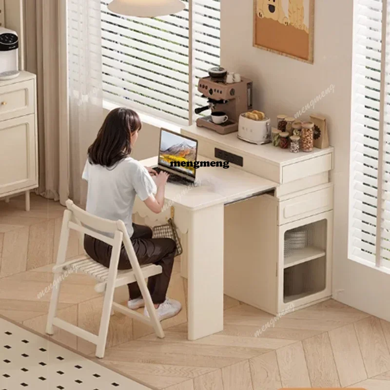 

Indoor Nordic Dining Table Luxury Folding Storage Modern 4 Chairs Set Tables Extensible Kitchen Island Mesa Comedor Furniture