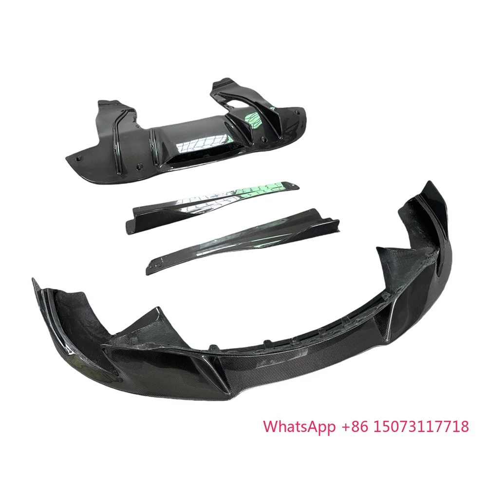 لـ 720s طقم الجسم V نمط تعديل ألياف الكربون مع المصد الأمامي المصد الخلفي التنانير الجانبية الخلفي سبويلر حالة جديدة #1