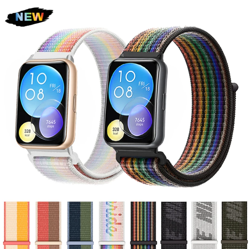 Nylon Band For Huawei Watch Fit 2 Strap Smartwatch Accessories Replacement Wristband Correa Bracelet Huawei Watch fit2 New strap