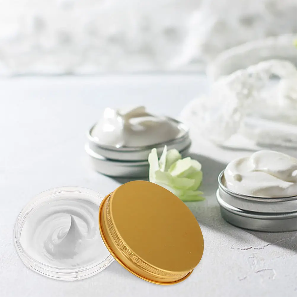 

6Pcs Refillable Cream Bottles Leakproof Portable Travel Containers for Makeup Facial Cream Storage Containers