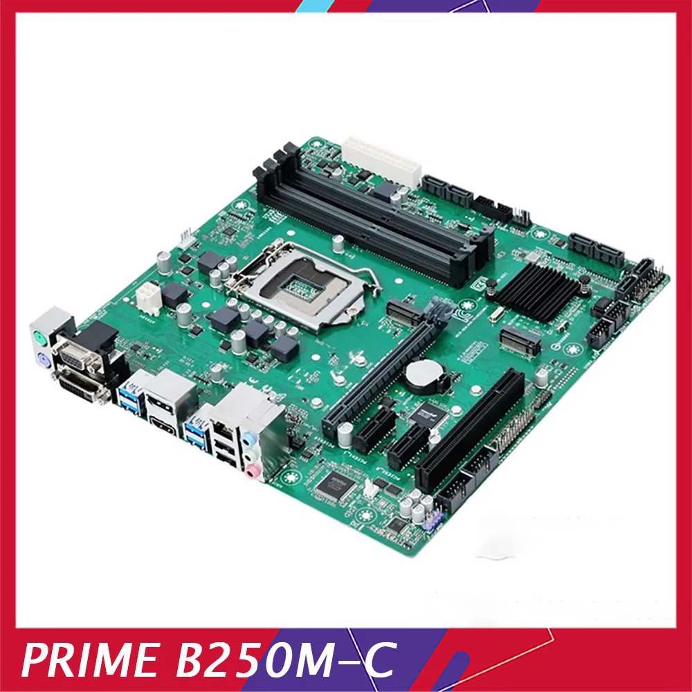 PRIME B250M-C For Asus Motherboard 1151 Support for 6th and 7th Gen CPU