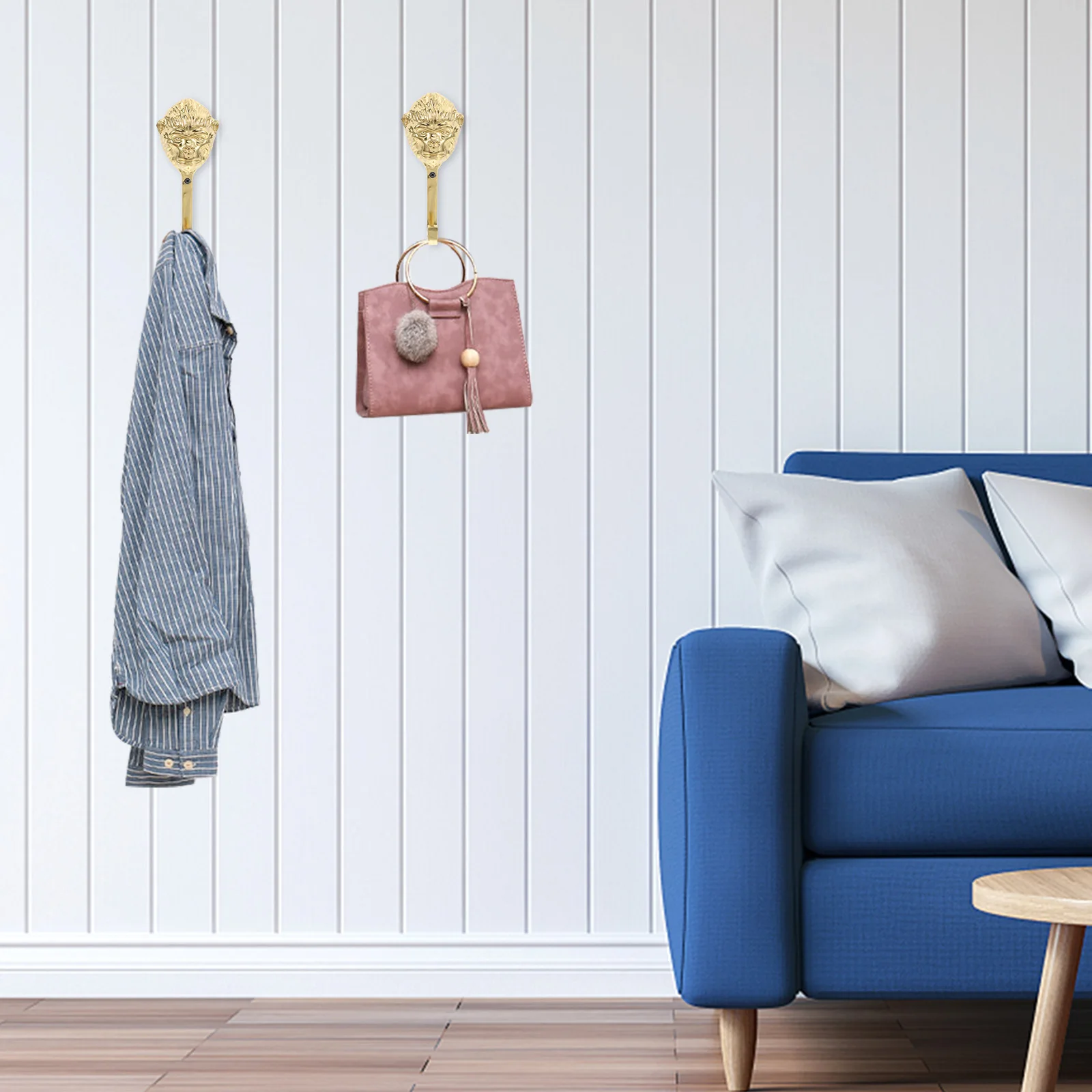 Рисунок 4 - Золотой латунный настенный крючок с головой гориллы