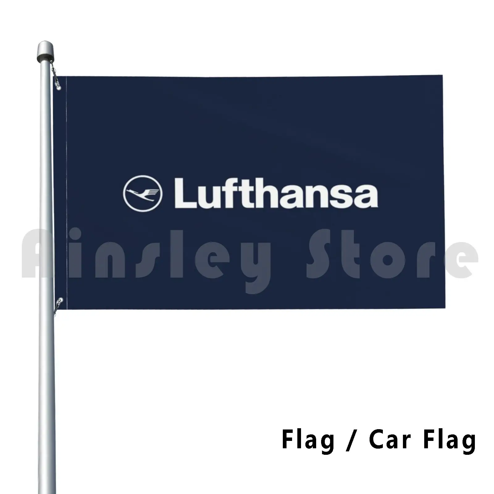 Lufthansa Outdoor Decor Flag Car Flag Lufthansa Aviation Jet Plane Pilot Captain Stripes Airways Boeing Airbus