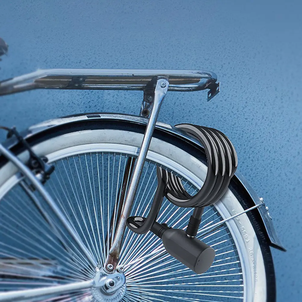 

Комплект противоугонного замка для велосипедов с отпечатком пальца, без ключа, с разблокировкой через приложение, усиленный тросовый замок для велосипедов, мотоциклов, скутеров, для использования на улице