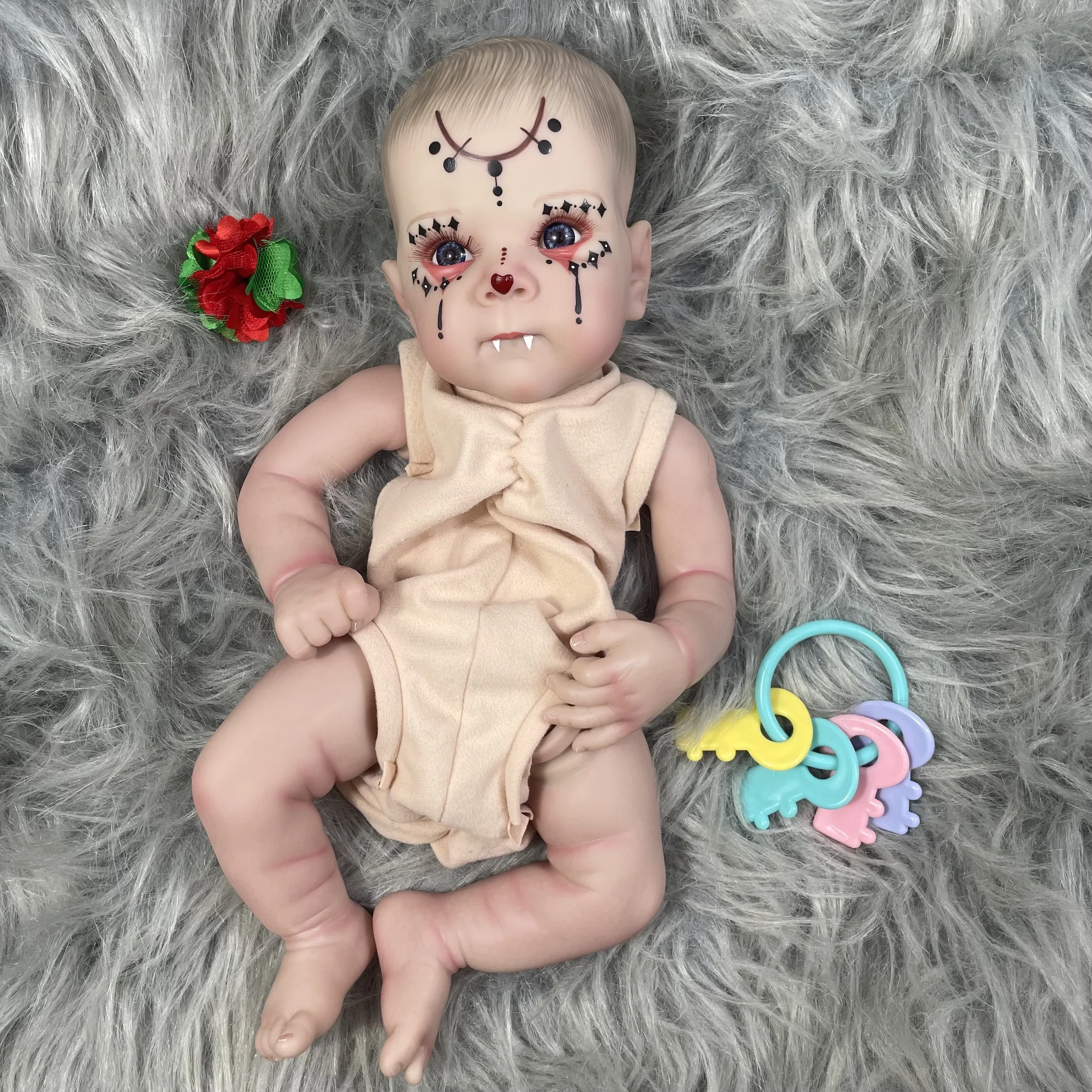 ⚡️ Beperkte verkoop 18 inch al geschilderde herboren Bettie pop kits Halloween serie poppen vinyl herboren ongemonteerde DIY pop kit schimmel