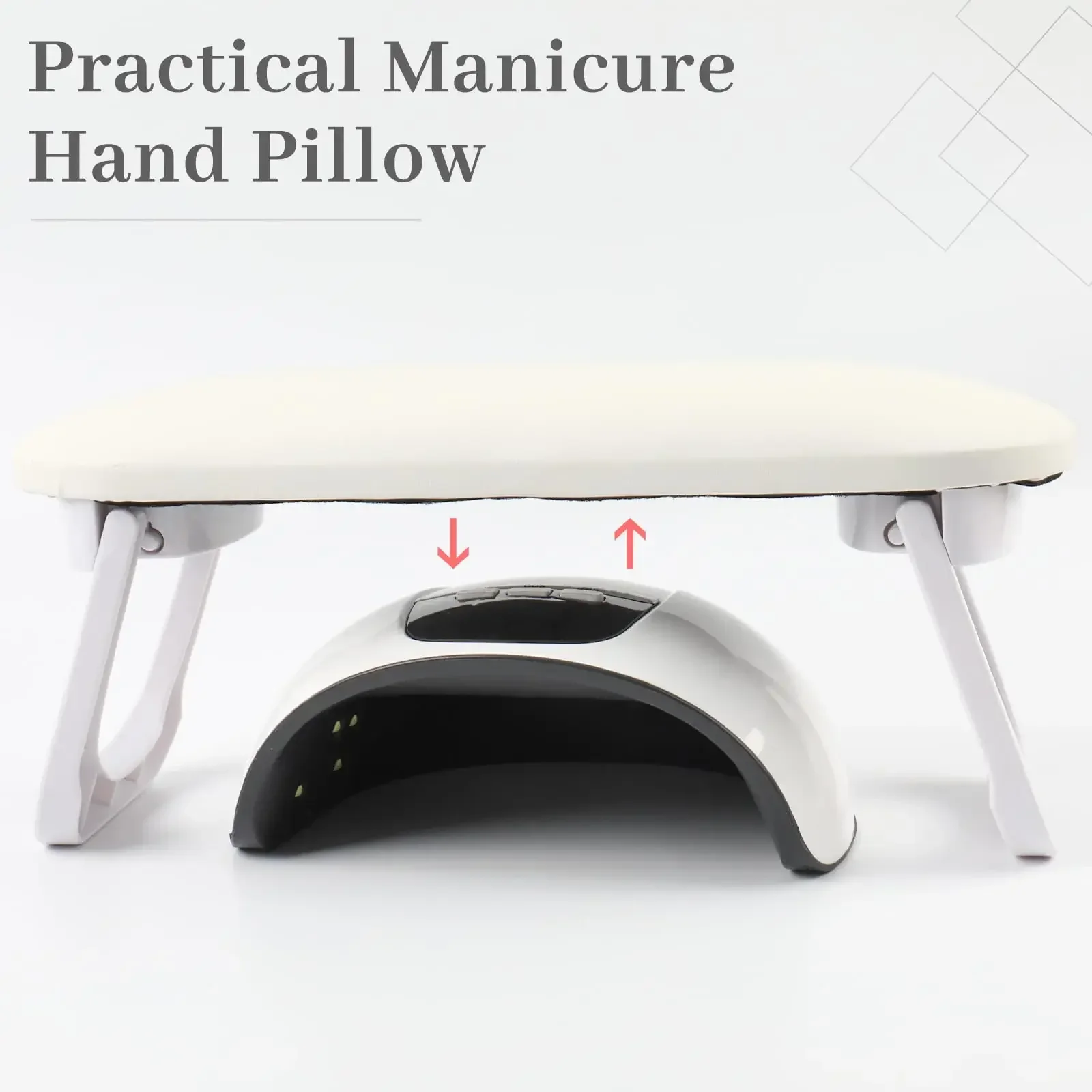 

H6 nail art hand pillow suit portable foldable easy to clean nail art hand pillow comfortable non-slip hand pillow