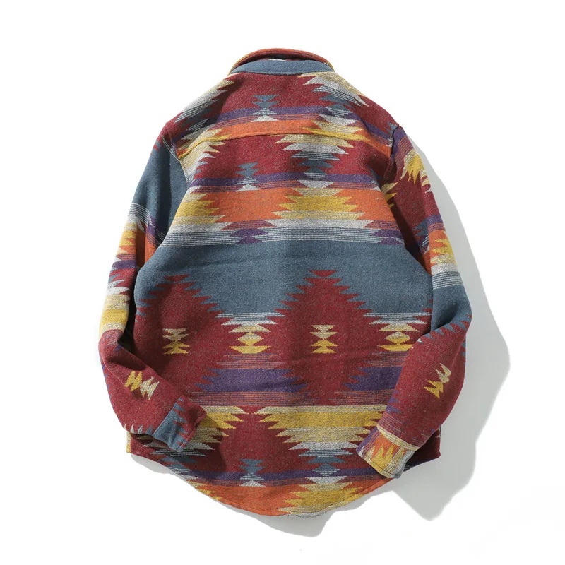 2023 Herfst Winter Nieuwe Katoenen Heren Casual Klassiek Modieus Shirt Met Lange Mouwen Heren Plus Fluwelen Dik Warm Hoogwaardig Shirt