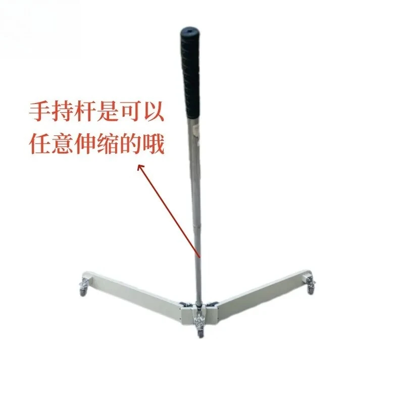 Foldable Three-Wheel Badminton Collector, Badminton Ball Picker & Sweeper, Badminton Training Equipment