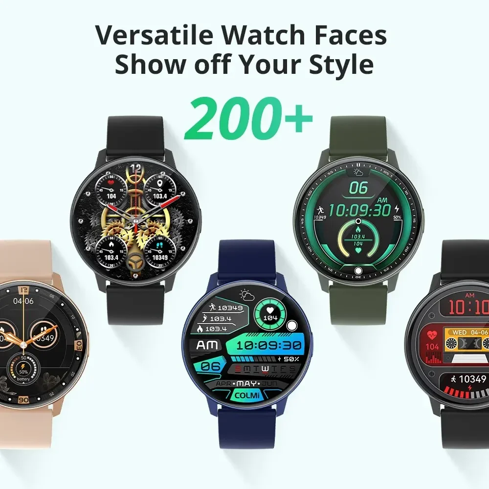 2024 Smartwatch - 1.43" AMOLED Screen 100+ Sports Modes  Long Endurance Display - for Men  Women Health Monitoring Computer