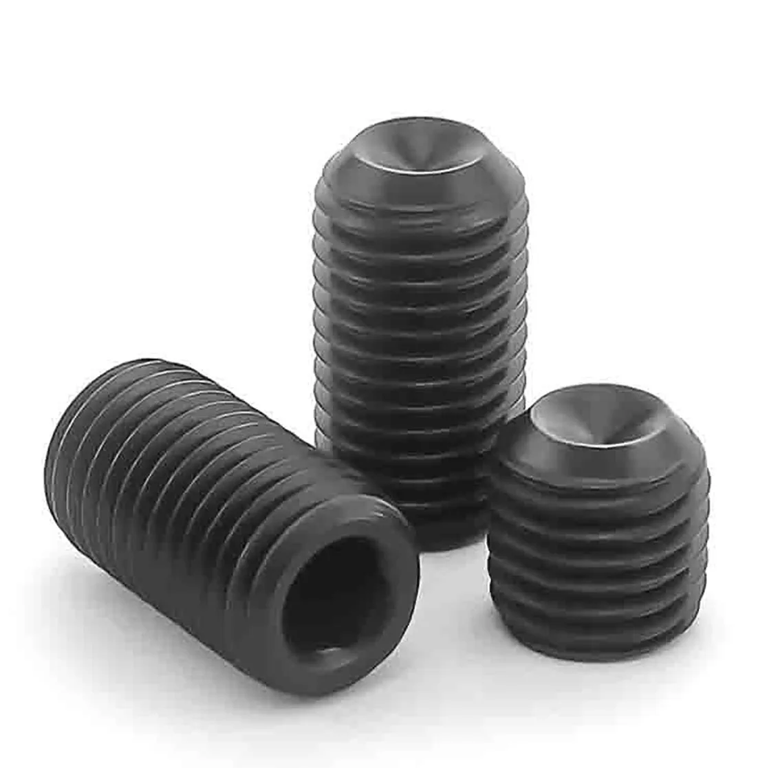 10Pc Koolstofstaal Unf 10 #-32 Set Schroeven Grub Schroeven Hex Socket Cup Punt Hoge Treksterkte 12.9 Lengte 1/4 ", 3/8", 3/16 ", 5/16"