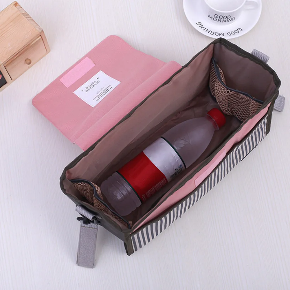 

1Pcs Compact Stroller Organizer Handy Storage for Phone Keys Drinks Diapers Easy Carry Buggy Hanging Bag