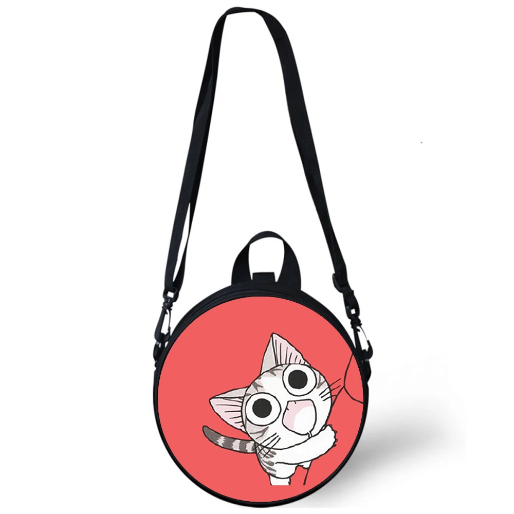 Cartoon Chi's Sweet Home Cute Cat Child kindergarten Bag 3D Print Shoulder Bags For School Women Mini Round Bagpacks Rugtas Bag