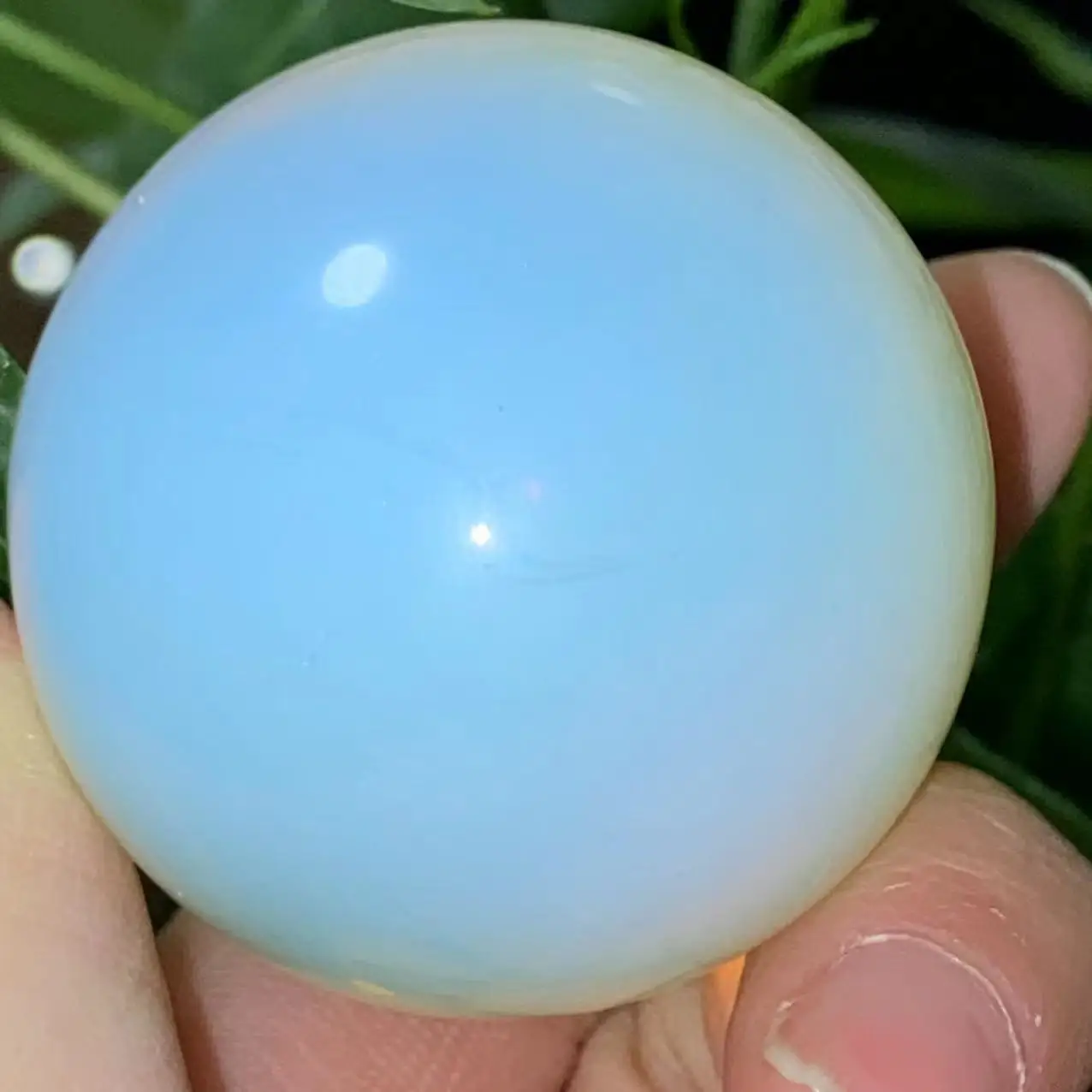 Sphère de cristal d'opale naturelle, pierre précieuse d'énergie, guérison Reiki, décoration de chambre et de bureau