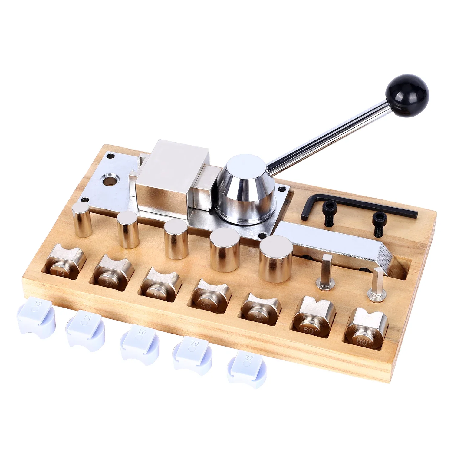 Wooden Metal Ring Bending Machine for Gold Silver and Copper Multi-Functional Jewelry Rounding Forming and Rolling Tools Set