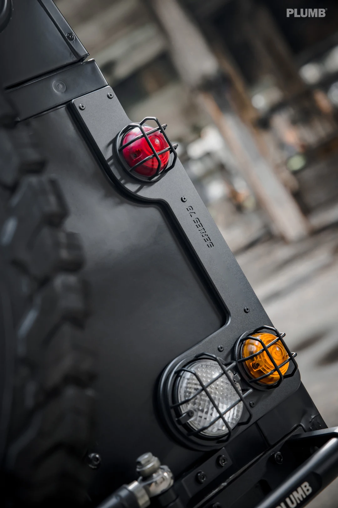 TLF PLUMB 76-Serie für Rücklichtabdeckung. Material: Aluminium für De 90/110/130