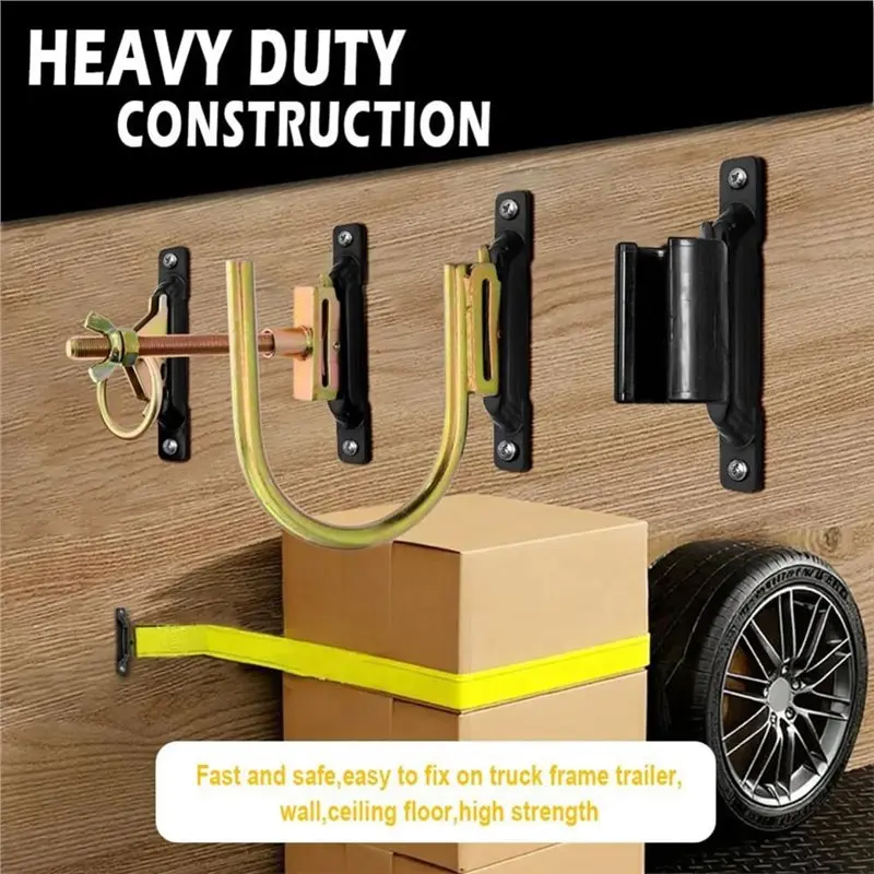[NEW!A08R】 E Track Single Slot 10 Pack 3.5Mm Heavy Duty Steel E Track Single Anchors With 1,000 Lbs Working Load Limit