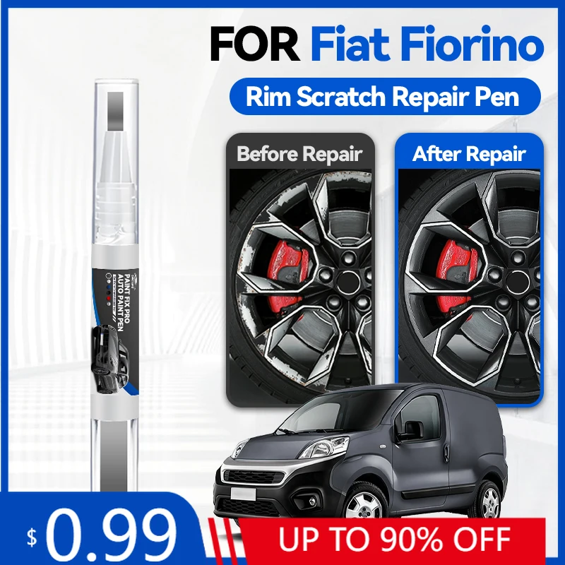 

Карандаш для подкраски колесных дисков Fiat Fiorino, средство для ремонта автомобильной краски, удаления царапин, аксессуары для авто, черный, красный, белый