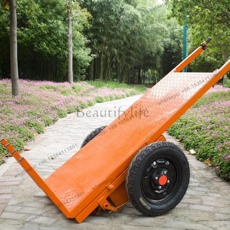 FG52Carrello elettrico a secchiello grigio HSN, cantiere, alimentazione, camion di sabbia, camion piatto elettrico