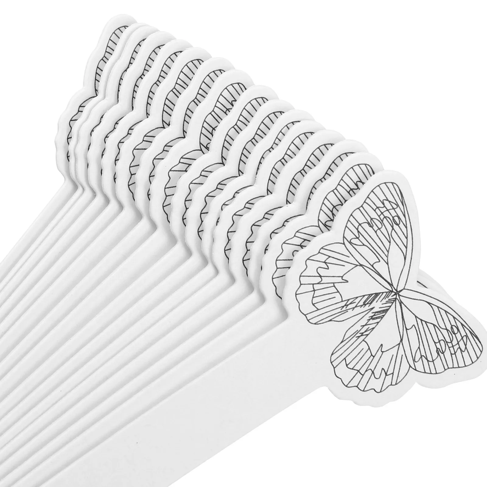 100Pcs Aromatherapy Paper Test Strips Butterflies Perfume Essential Oil Fragrance Premium Absorbent Scents Testing Strips