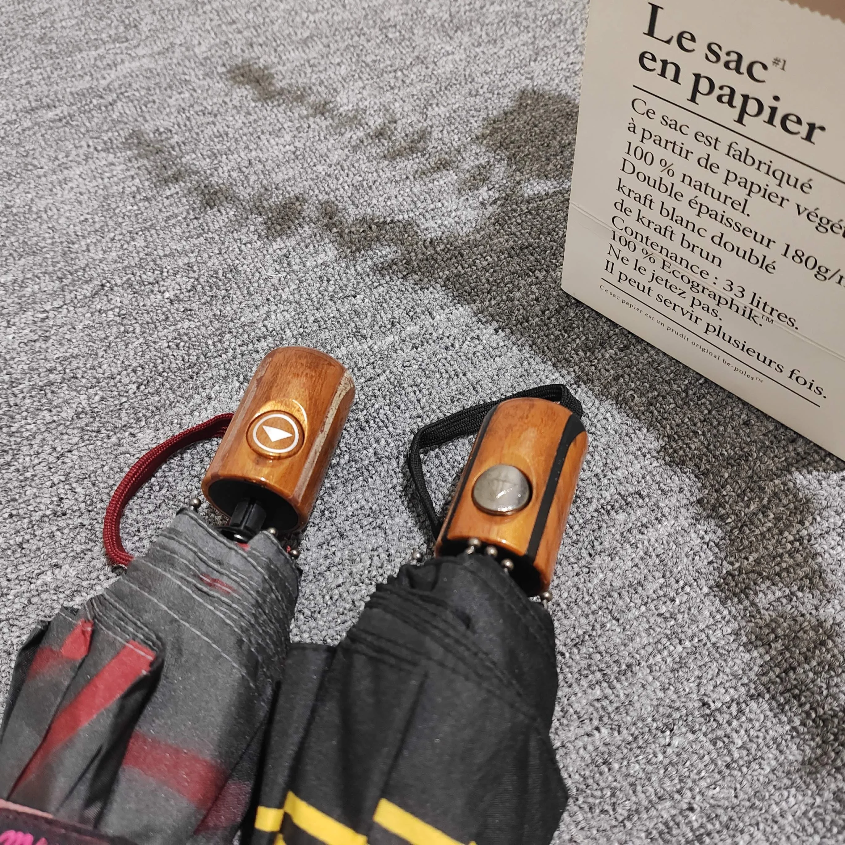 

f Auatic Wind Resistant Reinforced Frame Special Pattern Large Umbrella mid Size Home Daily Use Rainproof Moisture Proof