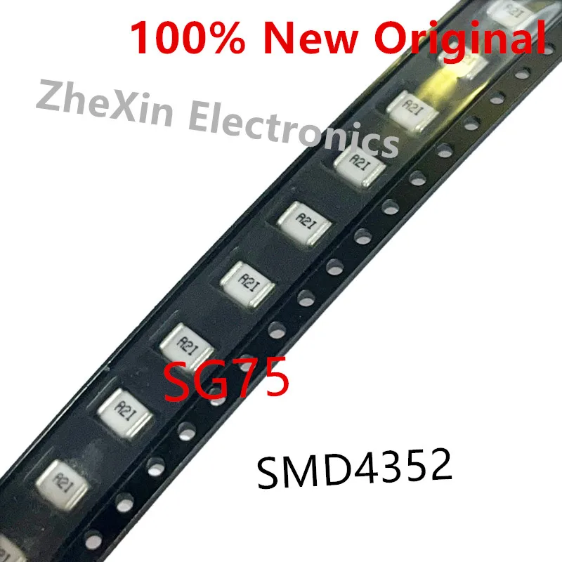 10PCS/Lot    SG75   SMD4532  75V 2KA 4.5X3.2X2.7MM  New gas discharge tube (GDT) SG75