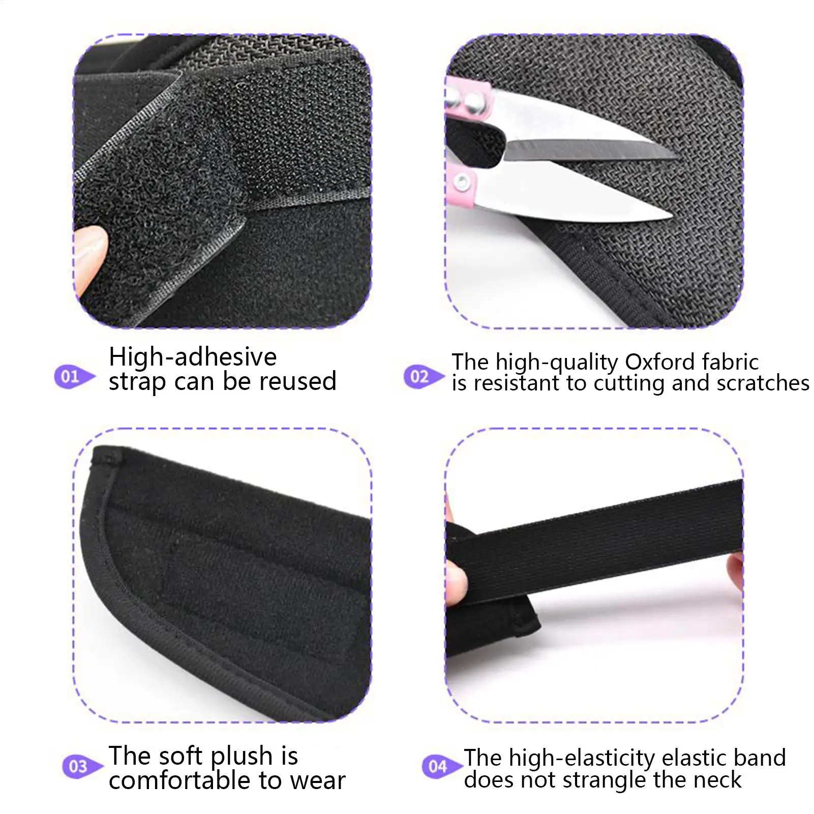 واقي رقبة الهوكي المقاوم للقطع، واقي طوق هوكي الجليد الناعم القابل للتعديل، حماية للرقبة قابلة للتنفس للممارسة والبطولة #6