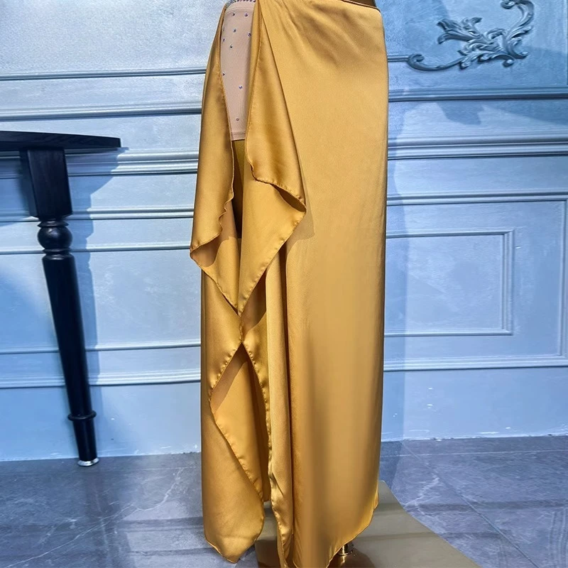 맞춤형 밸리 댄스 의상 공연 연습 드레스 여성 2025 새로운 오리엔탈 댄스 연습 탑 스커트 WZY172