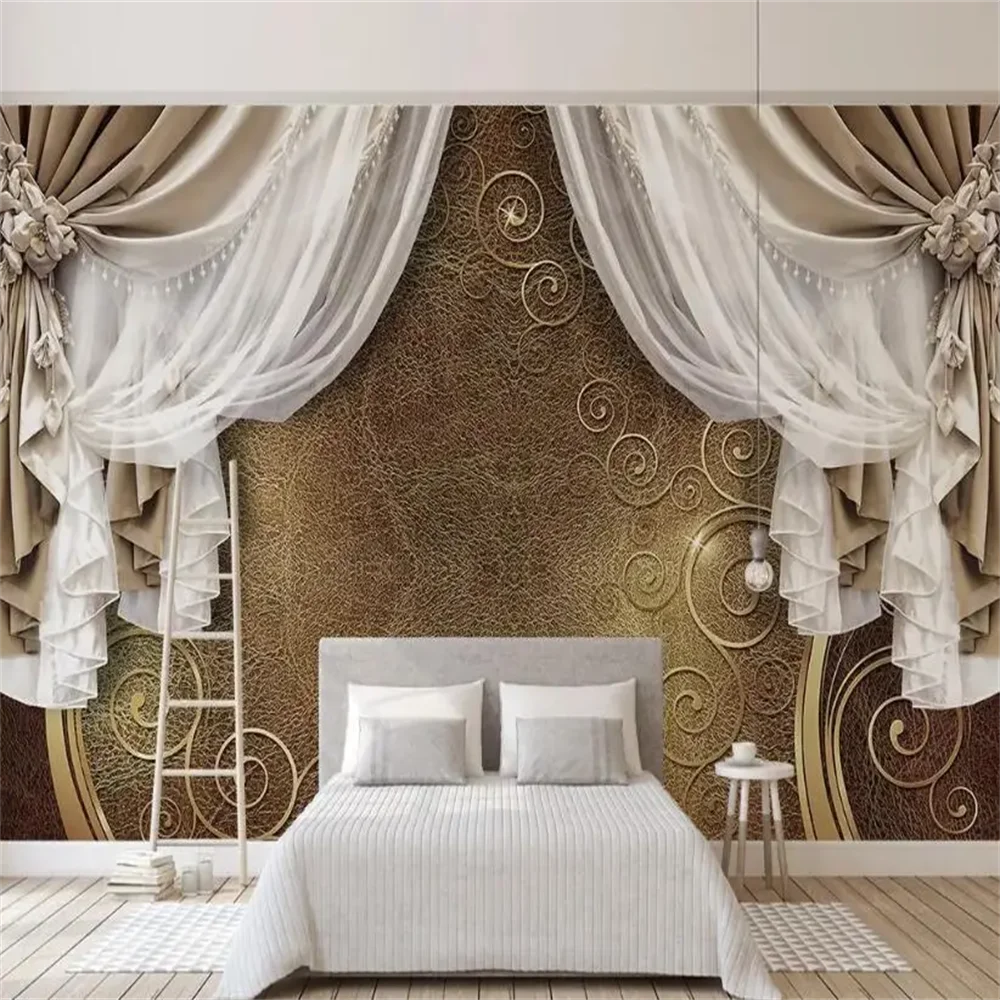 Custom Photo art Wallpaper curtain Mural Wallpapers For Living Room Bedroom wall papers home decor murales de pared 3d Stickers