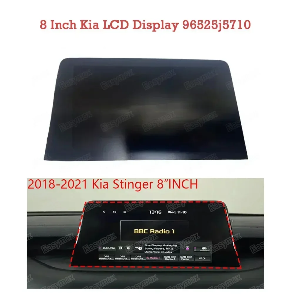 8 Inch LCD Display for 2018-2021 Kia Stinger Nav Radio Screen 96160M7070WK Repairment