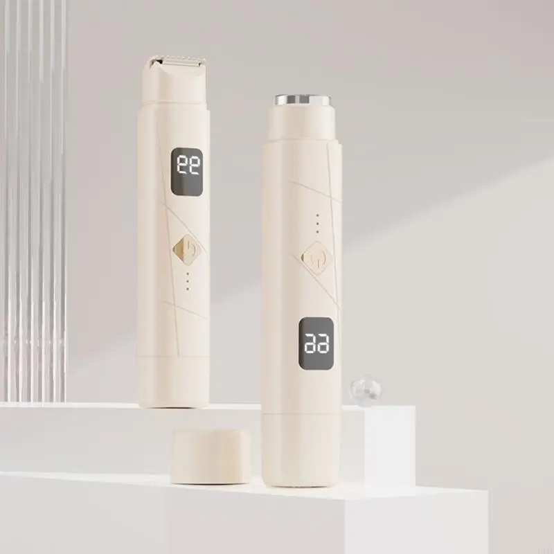 L43F Portable Double Head Shaver Hair Removal Tool Suitable for Women Precise Grooming Solution for Legs Face and Line