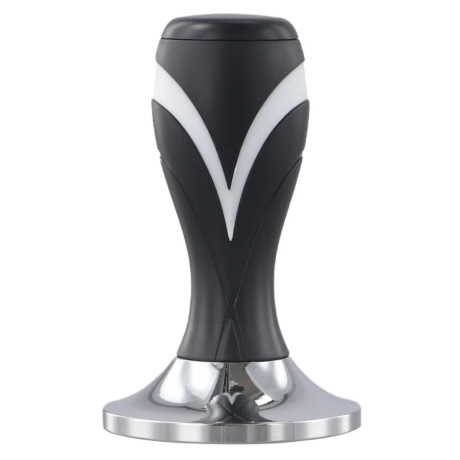 Flat Metal Base Tamper Brewing Tool ABS Handle Tamper Coffee Tamper Comfortable Grip Ergonomic Design Daily Brew