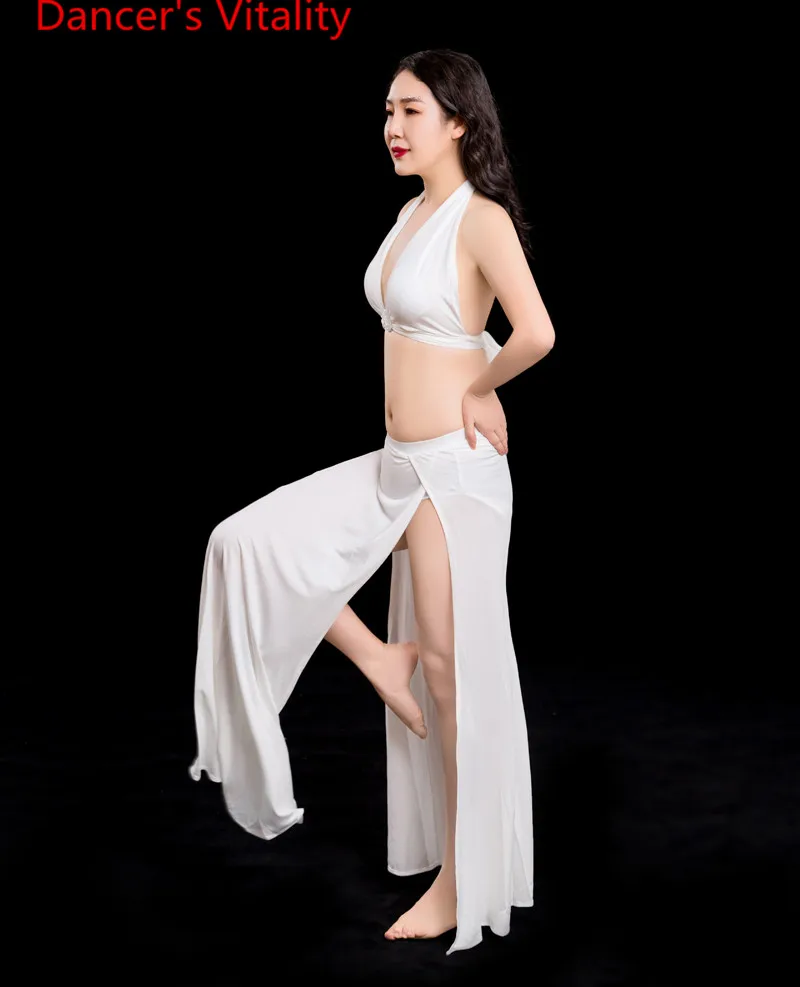 Belly Dance Suit Female Adult Sexy Elegant Top Practice Clothes New Oriental Dancewear Profession Performance Long Skirt