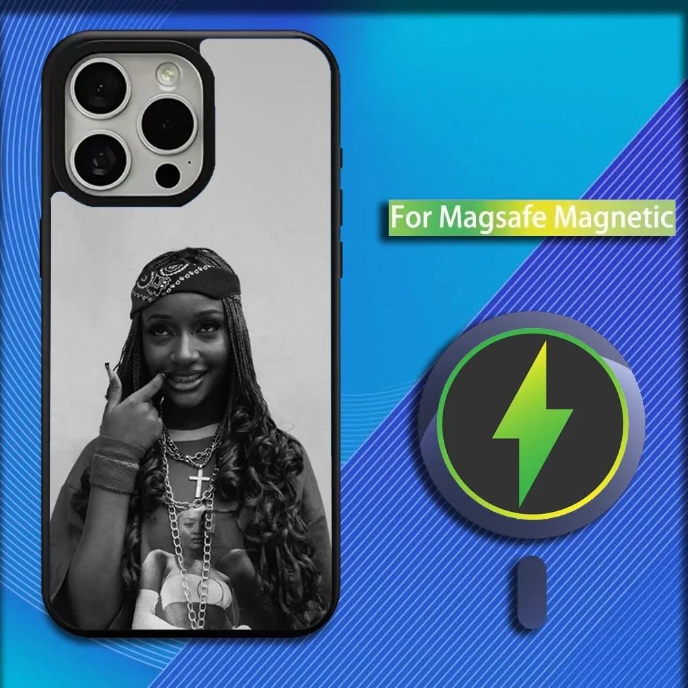 Music GIRL A-Ayra Starr Phone Case For iPhone 16,15,14,13,12,11,Plus,Pro,Max,Mini Magsafe Magnetic Wireless Charging