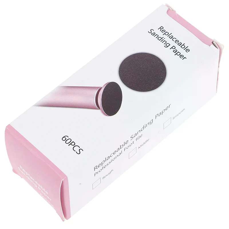 60 stuks vervangbare schuurpapierschijf nagelriemvoetvijl eelt verwijder dode pedicure