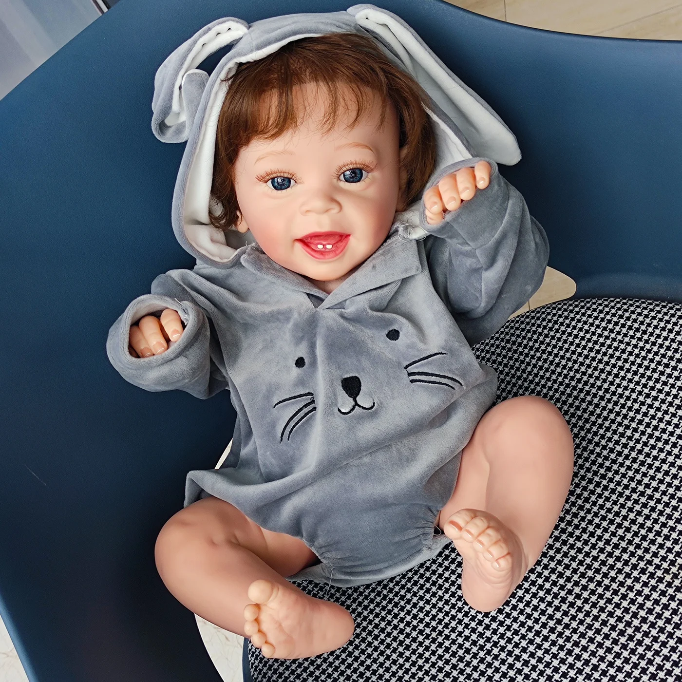 Hyper Realistic Cheap Life Size Real Baby Dolls Bebe Reborn Newborn Doll Toy Silicone Doll for Sale