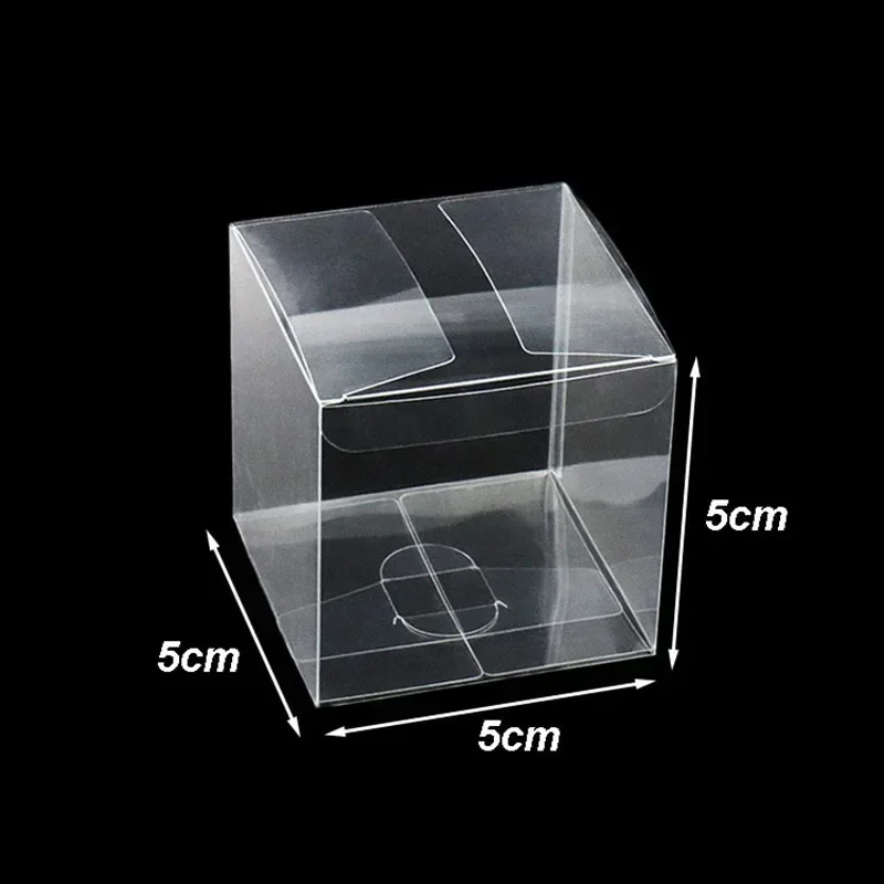 PVC Clear Transparent Candy Gift Box Plastic Gift Packaging Box Baby Shower Birthday Wedding Event Party Favors Boxes Chocolate