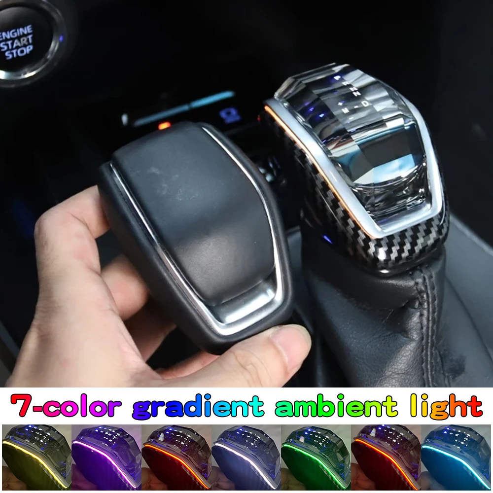 

Crystal Gear Shift Knob For Highlander Wildlander Camry Modified Car Gearbox Shifter Handle Cover