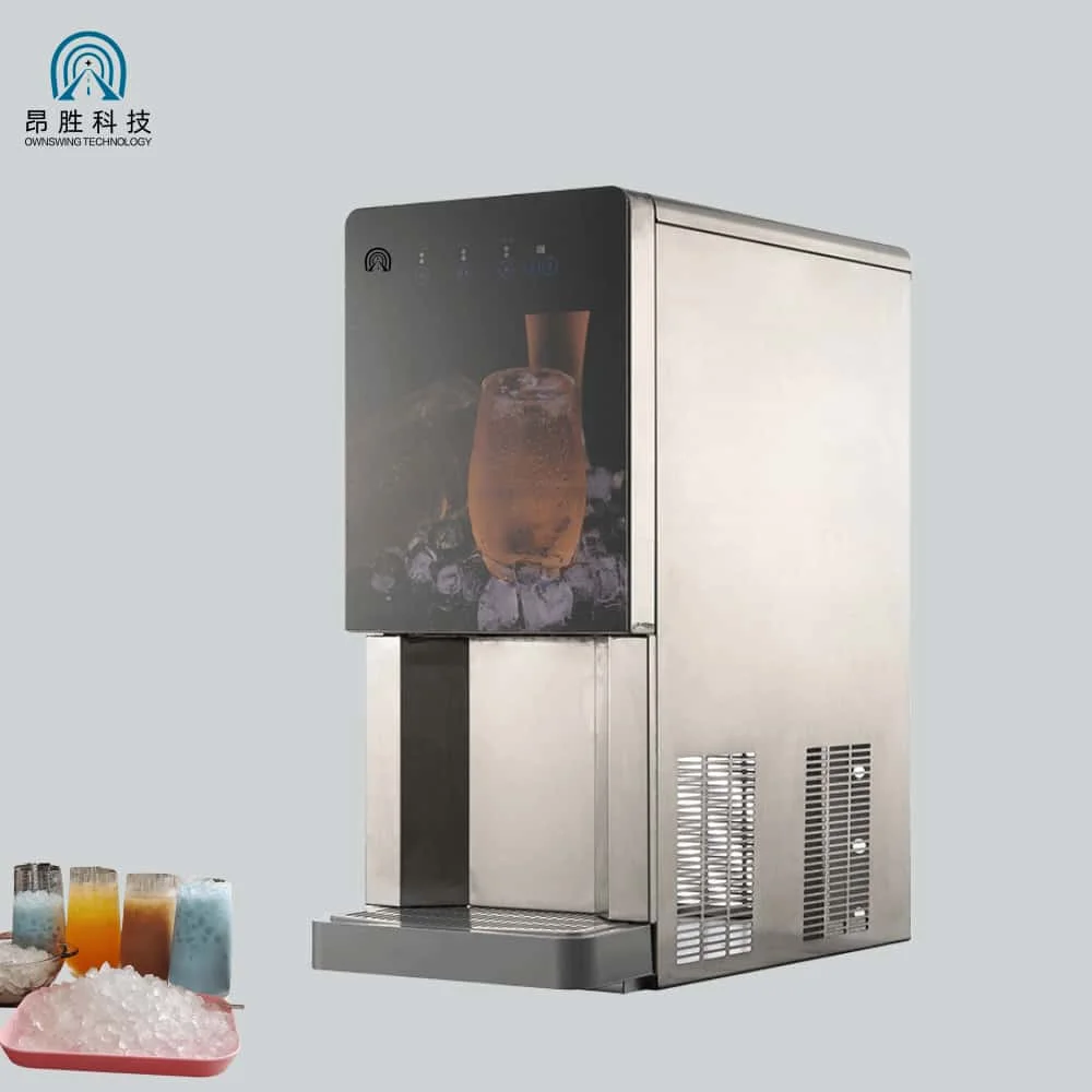 

120kg/24hrs Energy Saving Smart Technical Ice Water Makers Cold Water Ice Machine Dispenser