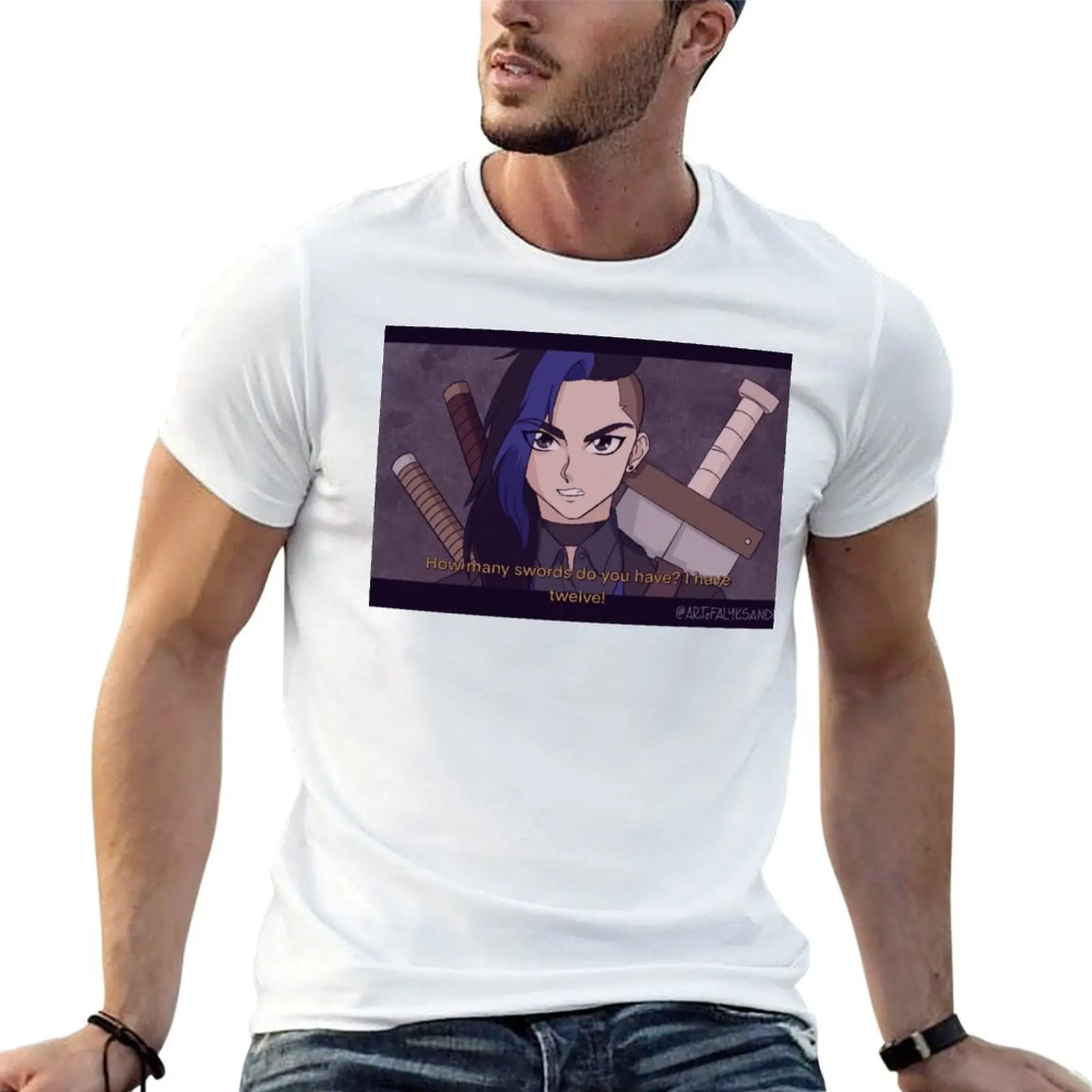 Cody Anime Screenshot T-Shirt Essential Solid Color T-Shirt