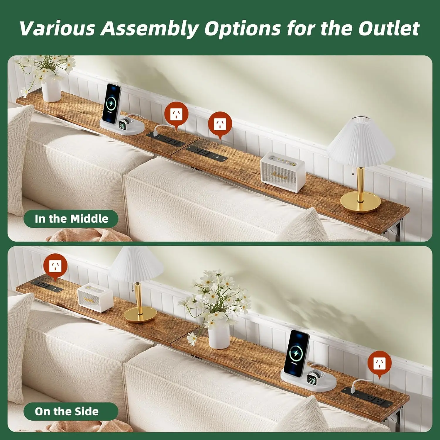 15W Fast Wireless Charger Pad Qi-Compatible for iPhone Samsung - Black image 6