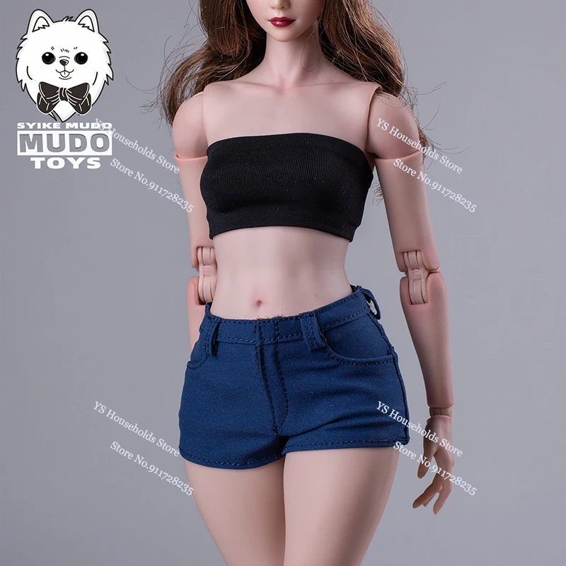 CTC-005 1/6 Vrouwelijke Soldaat Korte Hot Shorts Zakken Ontwerp Denim Zomerbroek Accessoire Voor 12 "AT202 AT203 Sport figuur Body