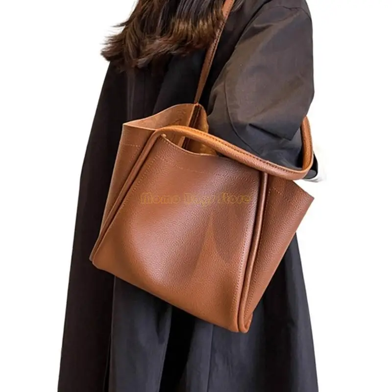 

X90D Practical Shoulder Bag Must-have PU Purse Ample Storage for Commuters & Students