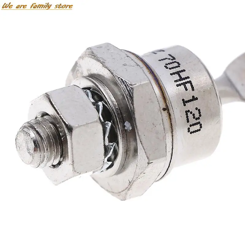 Rectificador de alta potencia 70HF120 70A 1200V, tipo perno metálico, accesorios de diodos, 1 unidad