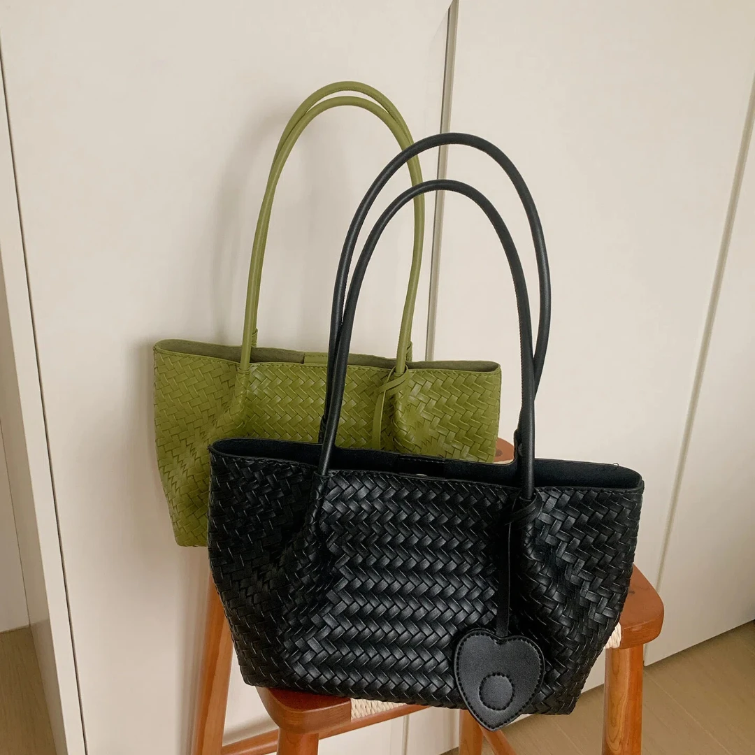 2Pcs/Set Woven Tote Bag for Wo - Women Hand Bags For Office review and price