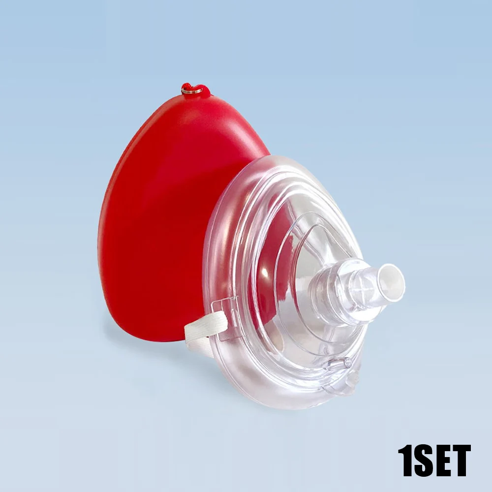 Car Rescue CPR Mask Emergency First Aid Masks Resuscitator One-Way Valve CPR Face Shield Survival Mask Outdoor Survival Kit