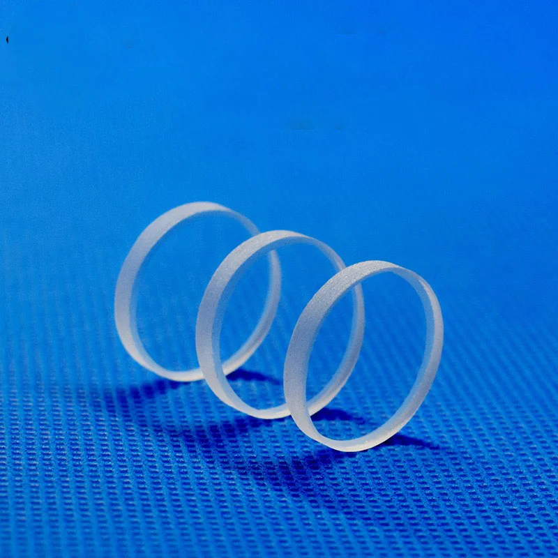 

Jgs2 JGS1 D25X1mm Высокотемпературный кварцевый лист Пользовательский слайд с высоким коэффициентом пропускания УФ-оптический лист кварцевого стекла
